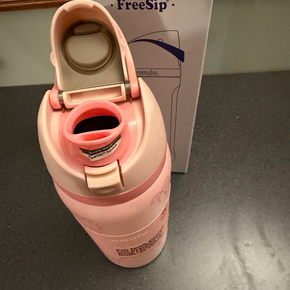 Owala Pink Water Bottle with FreeSip Lid